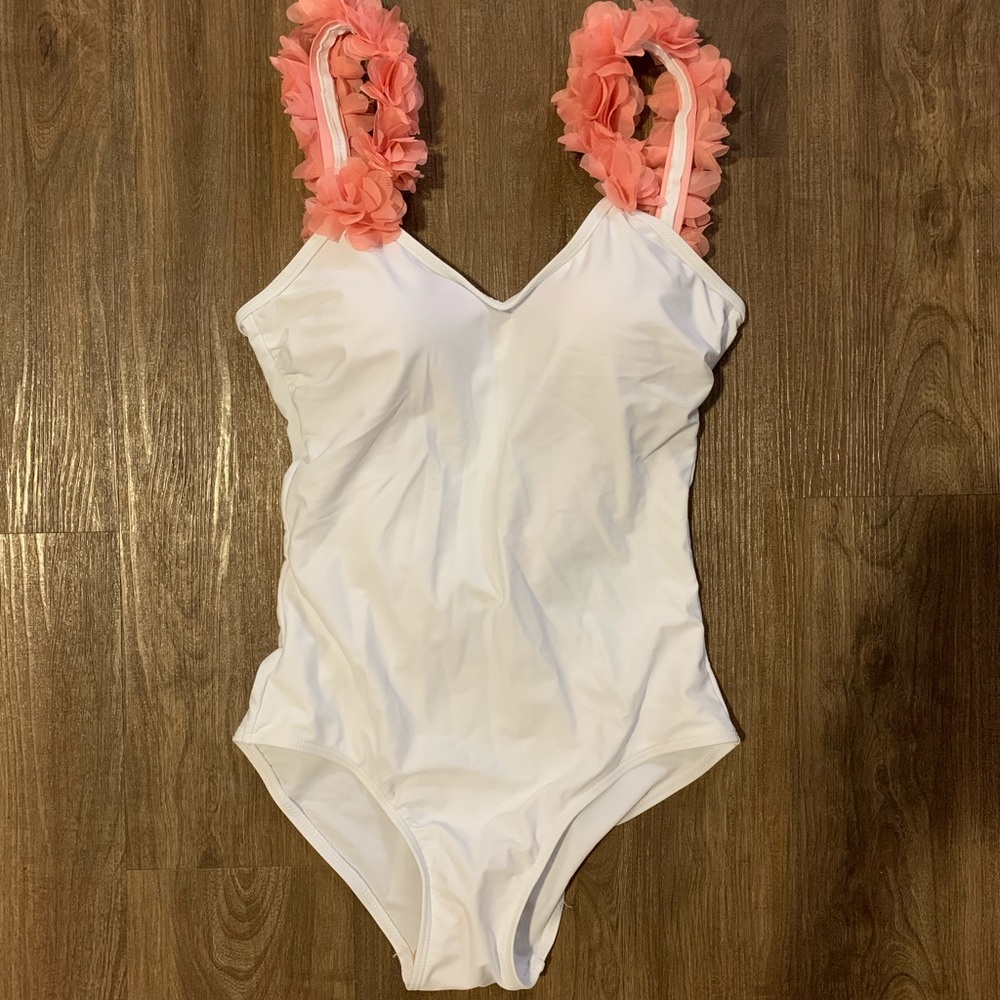 White one piece swimsuit